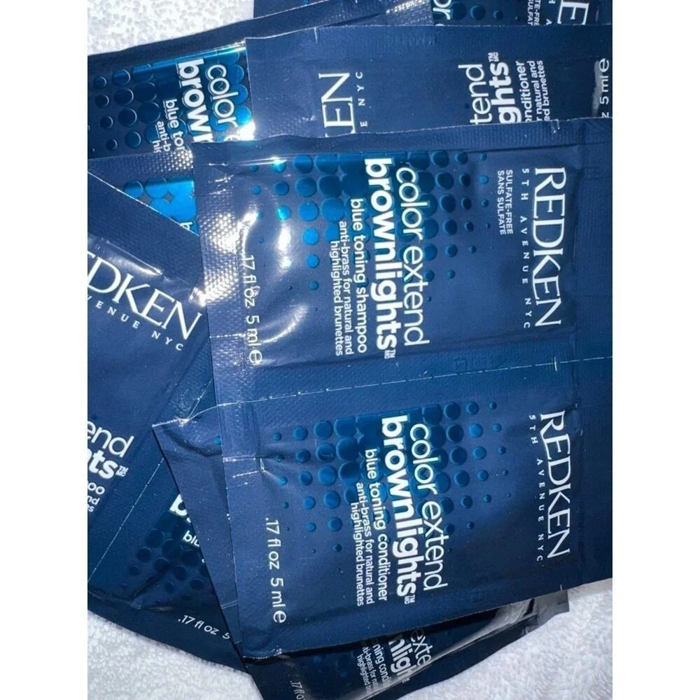 REDKEN Color Extend Brownlights Shampoo conditioner travel hair care